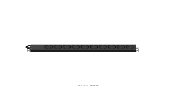 Vertical installation,20xIEC320-C13 socket, single powerindicator, with BS1363 plug,3x1.5mm2x2.0m cable,250V,13A 
